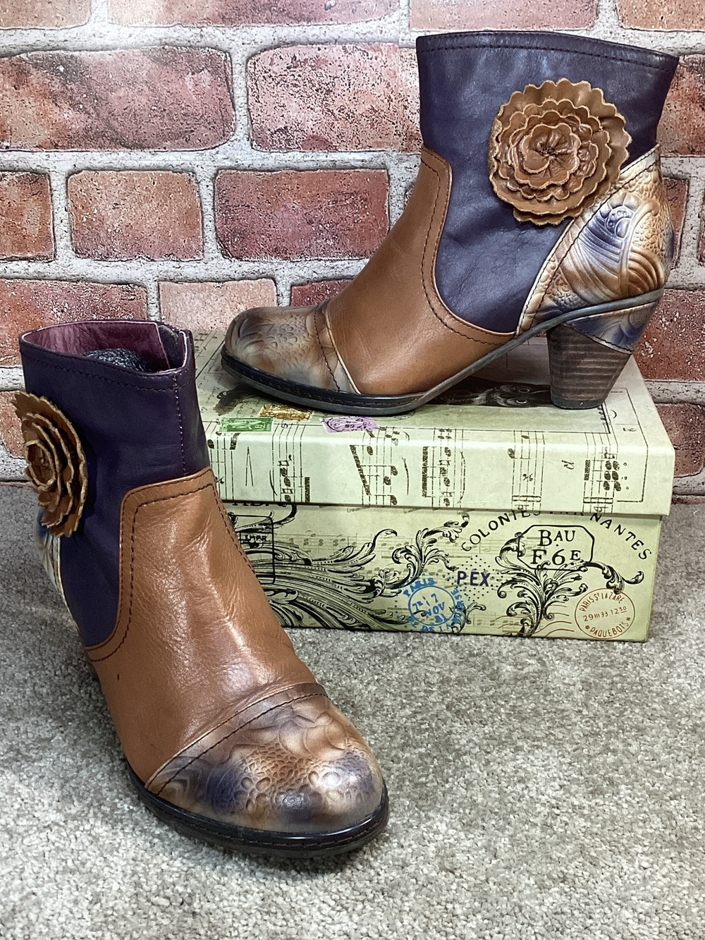 L’Artiste by Spring Step Neske womens ankle boots size 37 eu size 6.5-7 US